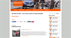 Desktop Screenshot of bromleycyclists.org